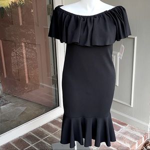 NWT LuLaRoe black Cici dress, L